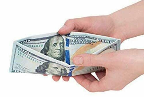 CLGIFT Set of 12 x 100 Hundred Dollar Bill Wallet USA Patriotic Souvenir Gift/Gift for Man/Party Favor/Funny Gift