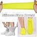 Waterproof Shoe Covers,Non-Slip Water Resistant Overshoes,Silicone Rubber Rain Shoe Cover,Reusable Rain Shoe Covers,Rain Shoe Covers for Outdoor Cycling Camping Fishing Travel