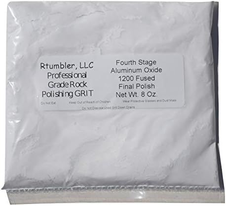 Rock Tumbler Grit for 15 Pound Tumbler with 1 Pound Plastic Buffering Pellets