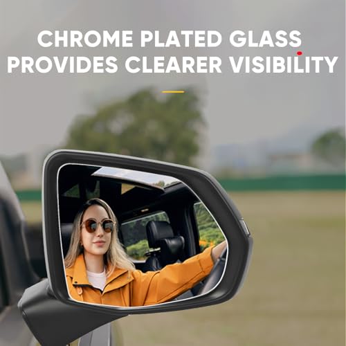 Passenger Side BSD Mirror Compatible with 2019 2020 2021 2022 2023 Cadillac XT4, 2020-2022 Cadillac XT5 XT6 - Blind Spot Indicator, Heated, Right Side Mirrors by oleycaw - Used condition - Image 5