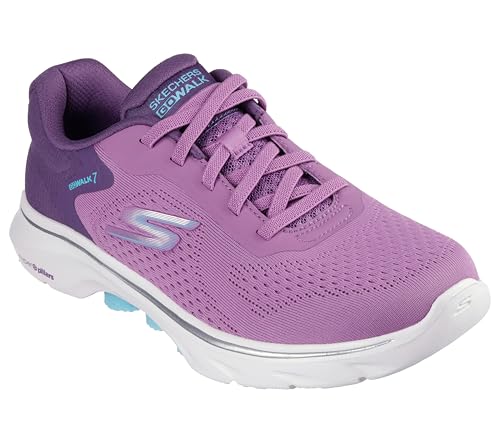 Image of Skechers Women's Go Walk 7 - Cosmic Waves Athletic Walking Sneaker
