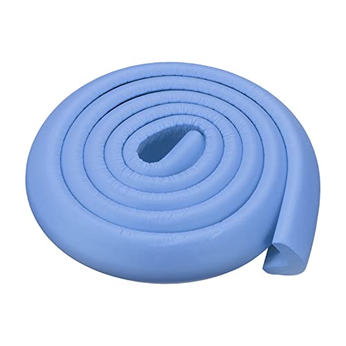 Image of uxcell Corner Guards Edge Protectors 6.56ft(2M), Foam Safety Bumper L Shape for Furniture Corner Table Edge Guard, Blue