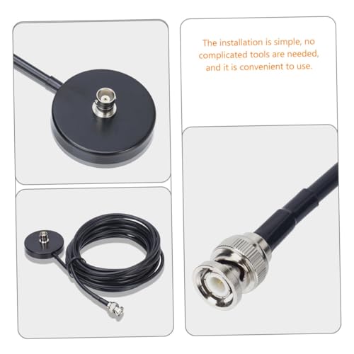 Base de montaje magnética Operitacx con cable coaxial de 5m para evitar caídas de antena 3