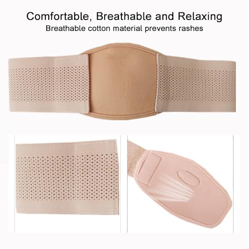 Faja para Hernia Umbilical para Hombre, con 3 Almohadillas y Diseño Delgado miniatura 3