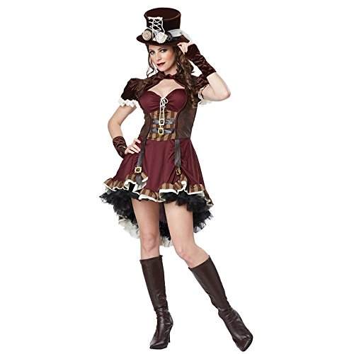 Amazon.co.jp: スチームパンク steampunk 大人 女性 コスチューム 衣装