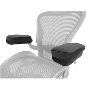 Arm-Eaz Armlehnen Polster fur Burostuhl und Spielstuhl, Memory-Schaum Arbeitsplatz Schreibtischstuhl Armlehnen Kissen fur Ellenbogen Komfort