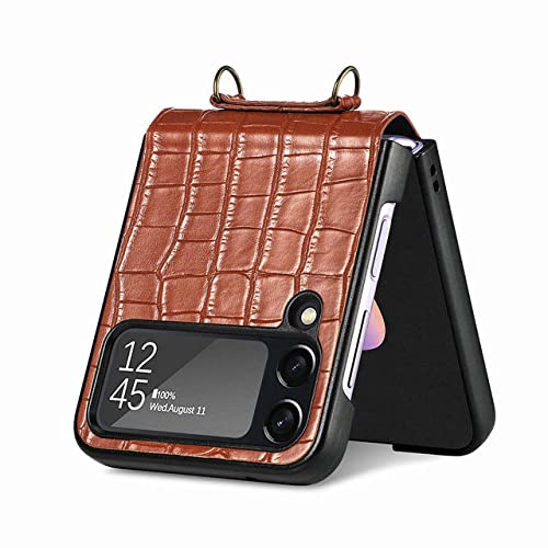 Étui anti-chute Samsung Galaxy Z Flip4 protégez votre écran avec style cuir