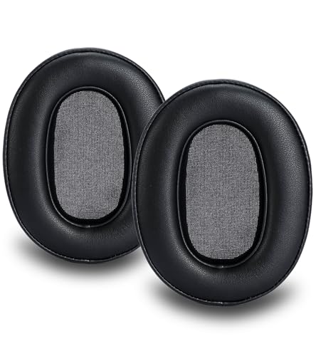 Almohadillas de repuesto compatibles con Sony WH-XB900N | Almohadillas de alta densidad y aislantes de sonido, color negro, piel de proteína suave miniatura 1