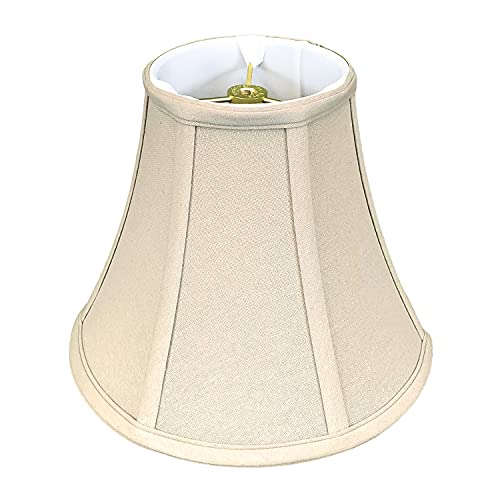 Image of Royal Designs, Inc. BSO-704-14LNBG True Bell Basic Lamp Shade, 7 x 14 x 11.5, Linen Beige