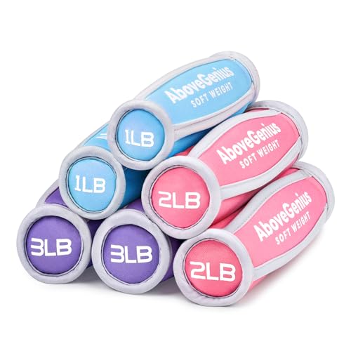 Image of AboveGenius Soft Hand Weights Set, 12 /18 lb Walking Dumbbells (1 /2 /3 /4lb)