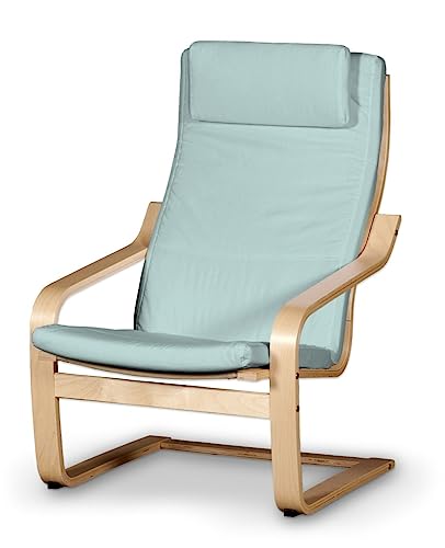 Dekoria Funda para sillón II Poäng - Funda para sillones IKEA Klappsta, azul claro