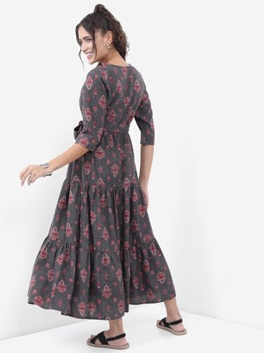 Image of Vishudh Women's Casual Dress | Comfortable Everyday Wear for All Occasions | Chic & Versatile Fashion for Women
