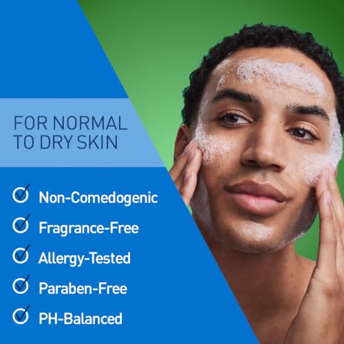 CeraVe Hydrating Cream To Foam Cleanser, Face Wash for Dry Skin, 8oz - image 5