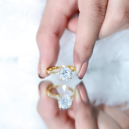 Certified 2.5 Ct Lab Grown Diamond Engagement Ring for Women, Ef-Vs Quality, 9mm Diamond Solitaire Ring - Ready To Gift4