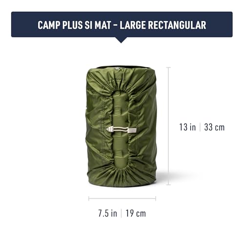 Image of Sea to Summit Camp Plus Self-Inflating Foam Sleeping Mat for Camping - Rectangular - Large (78 x 25.2 x 2.6 inches)