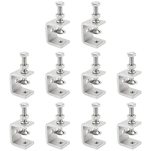 Pingeui C Klemme-304 Mini Schraubzwingen 10 Stück