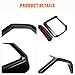 Rearview Mirror Rain Shield Cover Compatible with Toyota Land Cruiser Prado 250 J250 LC250 2024 2025 Accessories, Rear View Mirror Rain Shield Visor Guard Cover, 2Pcs (Piano Black)