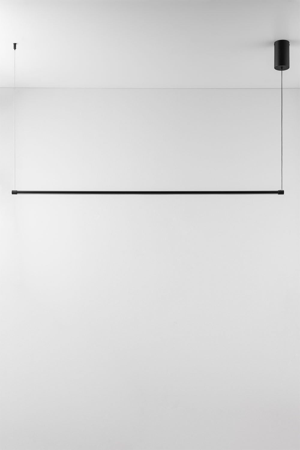 SKLUM Liniowa lampa sufitowa LED z metalu (122 cm) Bergene