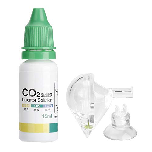 Ichiias Aquarium CO2 Monitor Fish Tank Carbon Dioxide CO2 Monitor Glass Drop Checker
