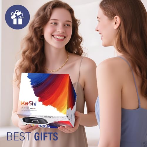 Image of KeShi Waxing Kit, Painless Hair Removal Wax Warmer with 6 Bags Hard WaxBeans for Full Body, Legs, Face, Eyebrows & Bikini- Ideal for Both Women & Men(Navy Blue)