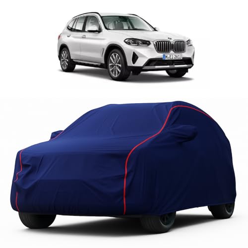 Image of Heavy-Duty Car Cover for Compatible with BMW X3 (2022 to 2025 All Models) Deluxe Car Protection Cover - Waterproof & UV-Resistant All-Season Exterior Protection