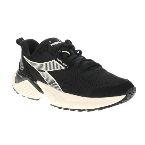 Diadora Womens Mythos Blushield Vigore 2 Running Sneakers Shoes - Black - Size 8 M2