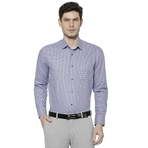 Image of blackberrys Solid Cotton Slim Fit Mens Work Wear Shirt (A21BB81R2NA21FN-P)