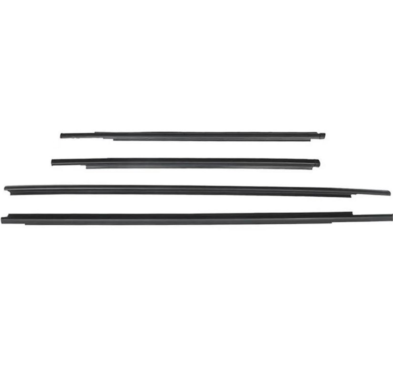 4pcs Car Weatherstrip Window Moulding Trim Seal Belt for Toyota for Vitz 2005-2010 Rubber