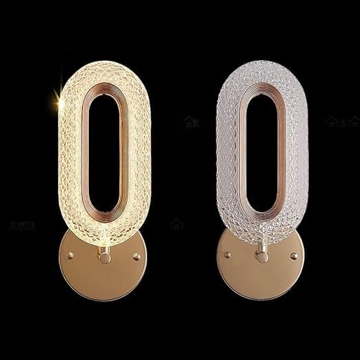 Image of 12 Watt Led Wall Light and Wall scones wall lamp for- Home, Kitchen, Bedside, Bedroom, Living Room, Office, Indoor, Bedside, Mirror Side, Diwali Lighting (led wl Ovel)