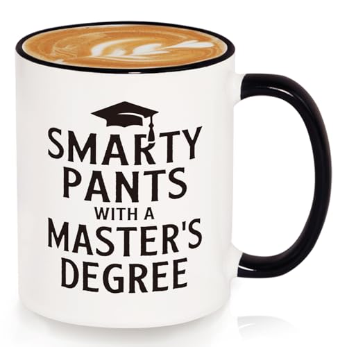 Petalsun Masters Degree Graduation Gifts, Funny Masters Degree Mug, Graduation Gift for Her, Him,...