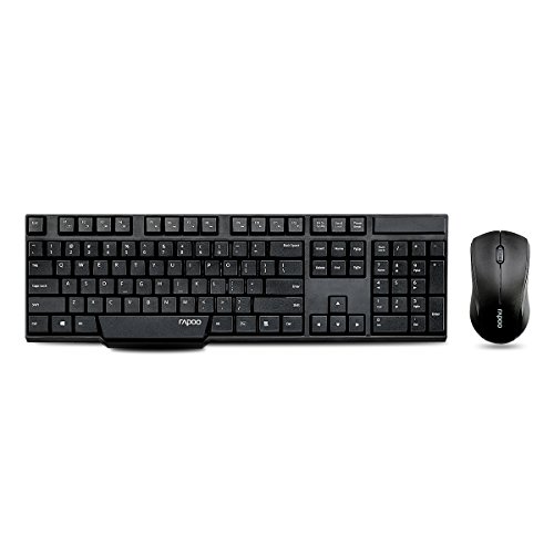 Rapoo 1830 Wireless Keyboard and Mouse Combo (Black) Mice