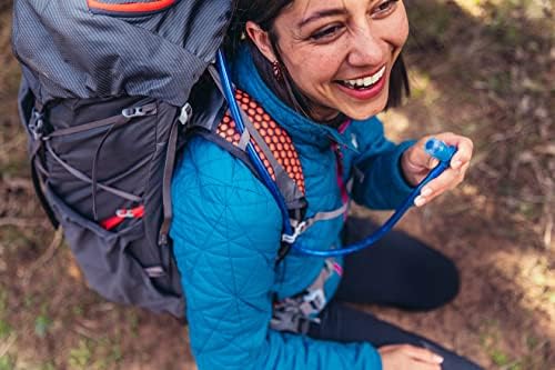 Morrales de senderismo ultraligeros femenino 55L gris miniatura 6
