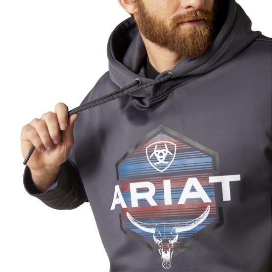 Image of Ariat Men's Logo Tek Fleece Hoodie