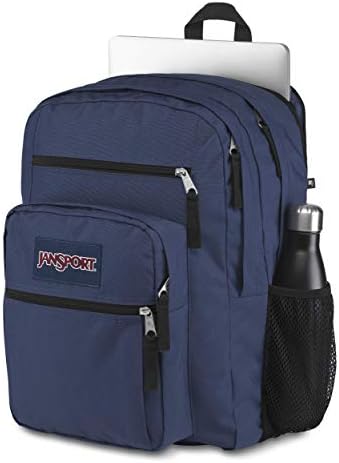 JanSport Massive Scholar Backpack-College, Journey, or Work Bookbag with 15-Inch Laptop computer Compartment, Navy, One Measurement 3 41U0+01mEFL. AC