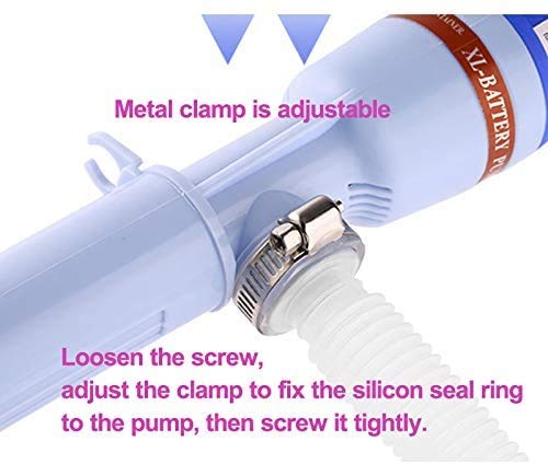 Noeler Battery Powered Fuel And Liquid Transfer Pump Multi-Purpose Hand Fuel Pump Siphon Pump Transfer Pump For Fuel Gas Oil Gasoline Water #TOP3