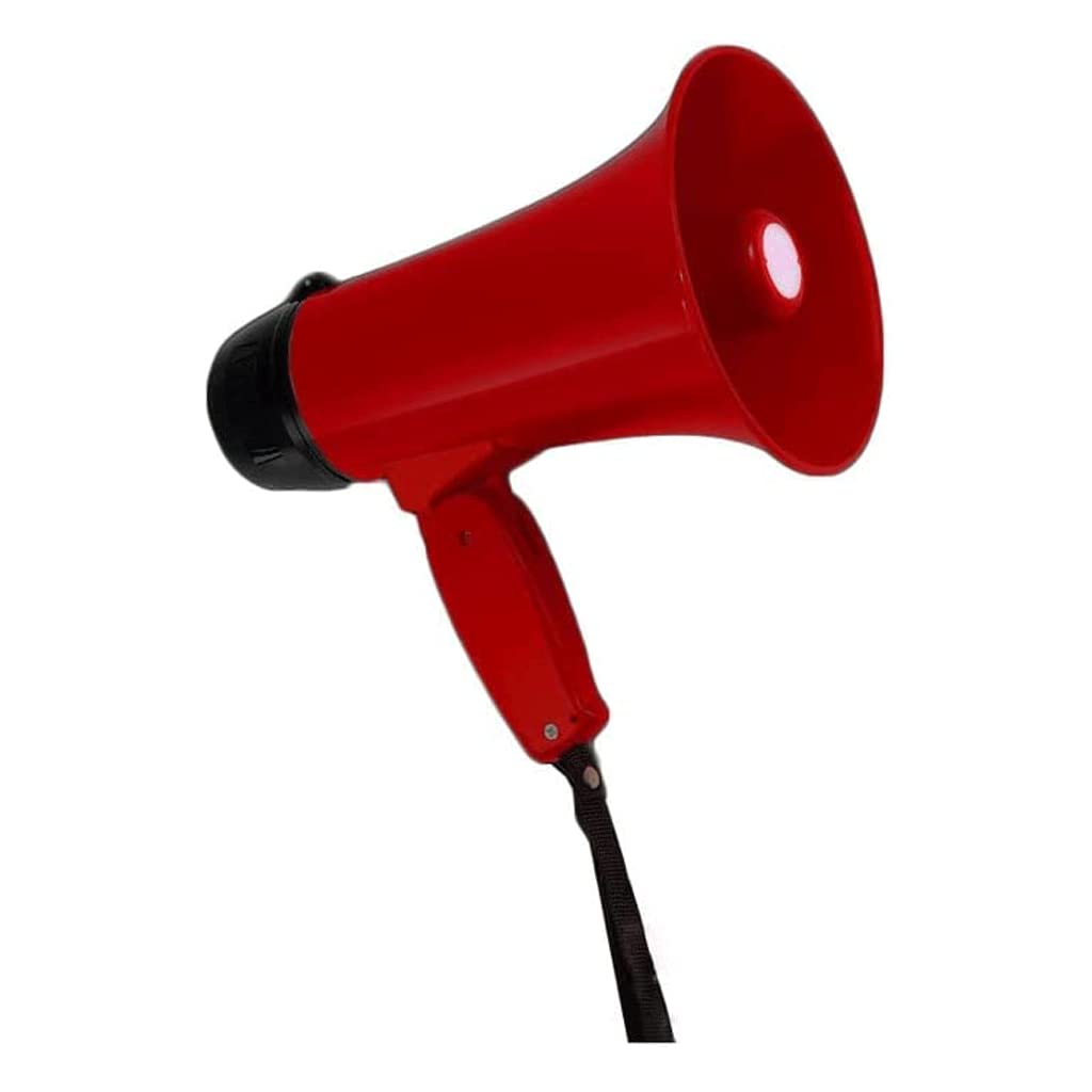 Megáfonos portátiles con Control de Volumen, Amplificador de Mano, Ideal para Eventos Deportivos y Control de multitudes, Altavoz con megáfo