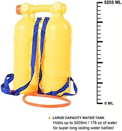 Amazon Com Liberty Imports Super Water Gun With Big Backpack Tank Pump Soaker Blaster 3500 High Capacity Long Range Summer Outdoor Toys For Kids Adults Toys Games