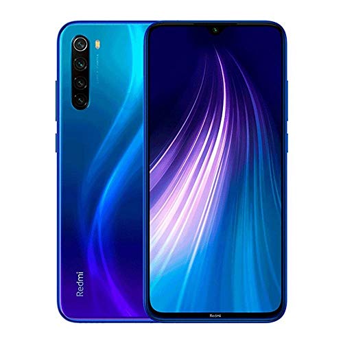 Xiaomi Redmi Note 8 128GB 4GB RAM 48MP Factory Unlocked Global Version Dual SIM Smartphone (Neptune Blue)
