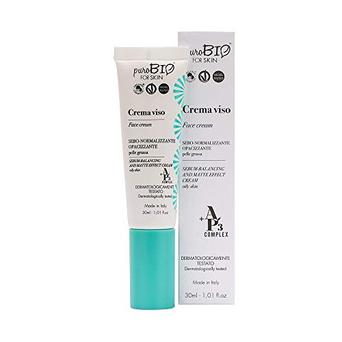 Purobio Crema Viso Sebo-Normalizzante Opacizzante Per Pelle Grassa - 30 Ml
