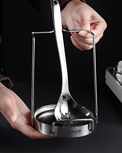 Mukkuri Pot Lid Organizer, Pot Lid Holder 304 Stainless Steel Pot Lid Stand,Lid And Spoon Rest Cutting Board Holder,Pot Lid Rack For Kitchen Utensil(Silver) #TOP7