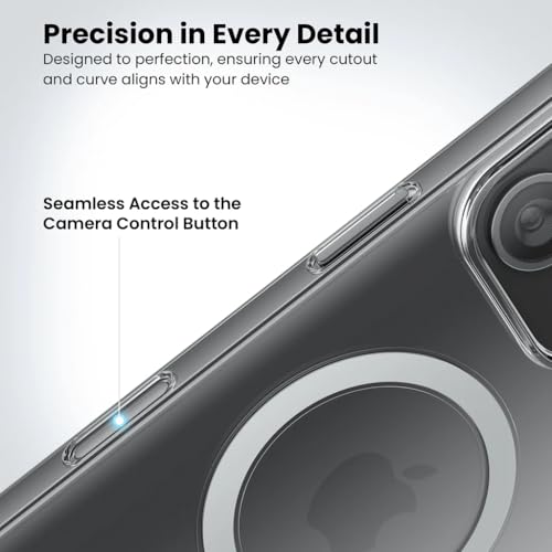 Image of Anti-Yellow Clear Case for iPhone 16 Pro Max | UV Shield Technology | Zero-Yellowing Formula | MagSafe Compatible | Drop Protection (TPU + Polycarbonate | Crystal Clear)