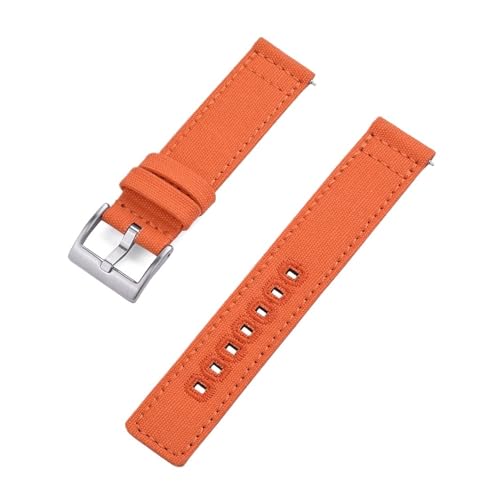 LLOLJDJKL iCEHb`Xgbv 20mm 22mm LoXiCEHb`oh NCbN[X Samsung AmazfitX}[gEHb`Ή(Orange Silver,22mm)