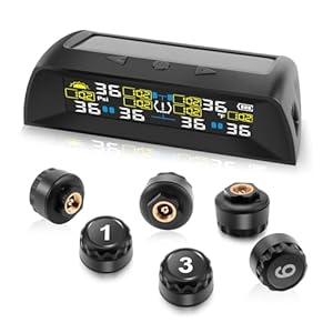 KAOLALI TPMS Reifendruckkontrollsystem mit 6 Sensoren