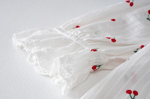 BANGSAUR Girls' Vintage Dresses, Cotton Princess Sleepshirts, Kids 3-12 Years4