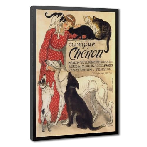 Affiches sur Toile Clinique Chéron Steinlen d'Art | Cadre Suspendu Premium