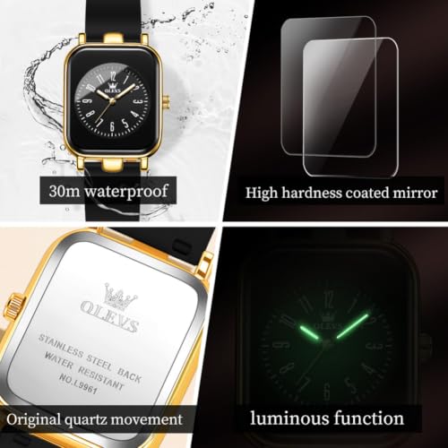 OLEVS Quartz Watches for Women Waterproof Casual Fashion Elegant Dress Gift for Women by OLEVS - Used condition - Image 6