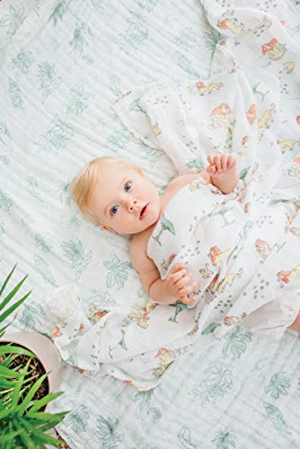 Aden + Anais Disney Swaddle Blanket, Boutique Muslin Blankets For Girls & Boys, Baby Receiving Swaddles, Ideal Newborn & Infant Swaddling Set, 4 Pack, Lion King #TOP6