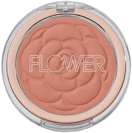 By Drew Barrymore Blush Powder - Matte or Shimmer Natural Glow - Warms Complexion + Rosy Glow - Long-Lasting + Enhances Skin Tone - Blends on Smooth + Silky - Cruelty-Free + Vegan (Spic ed Petal)