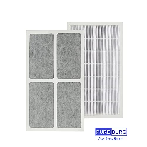 PUREBURG Replacement True HEPA Filter Compatible with 3M Filtrete ULTRA CLEAN Air Purifiers FAP01 and FAP02, Part Number FAPF01/FAPF02,H13 Air Clean Dust VOCs,1-Pack - Image 2