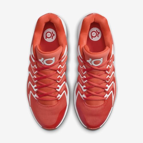 KD17 Basketball Shoes (FV1307-800, Team Orange/White/Team Orange) Size 84